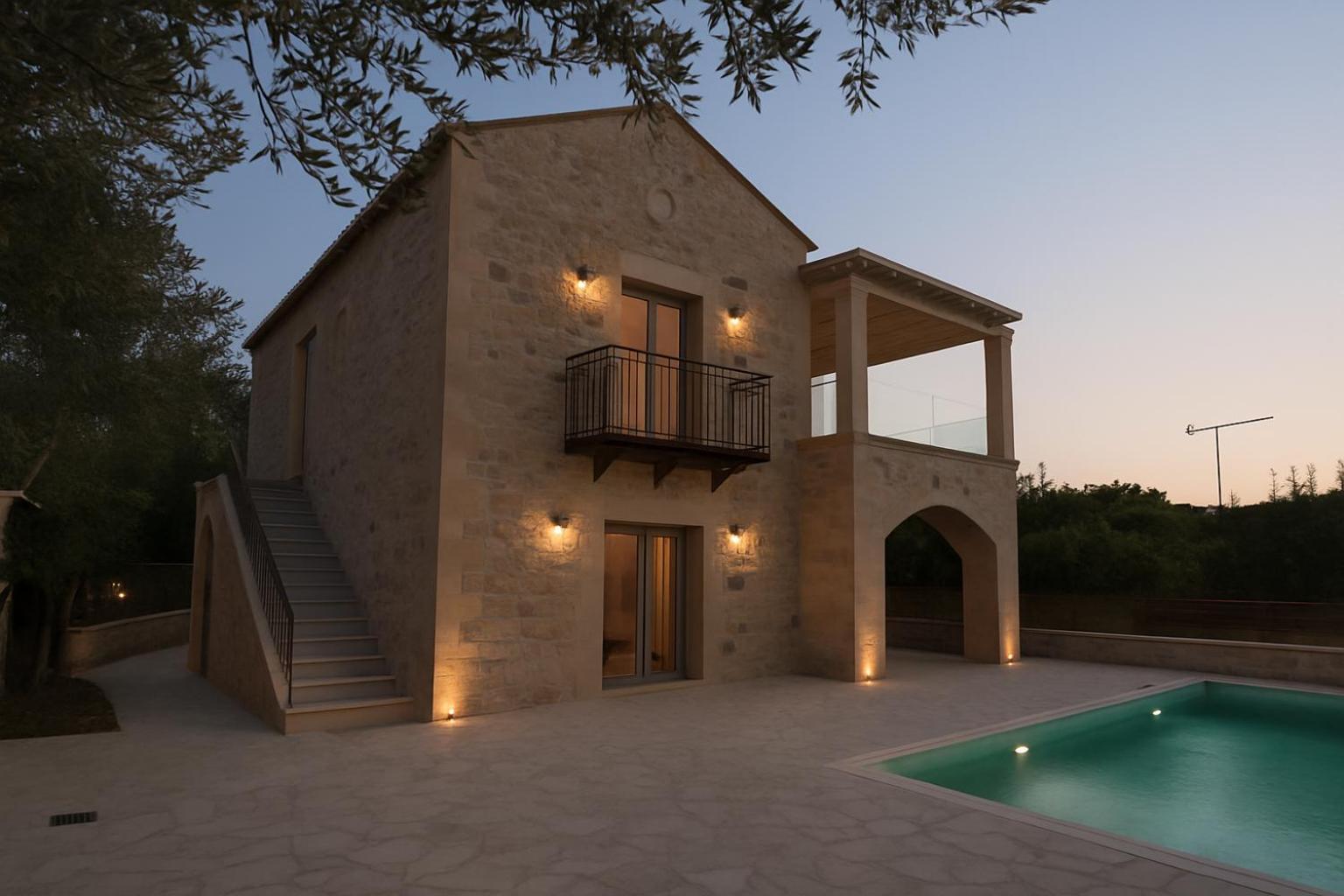 Villa Antonousa - Private Pool Oasis Kera  Bagian luar foto